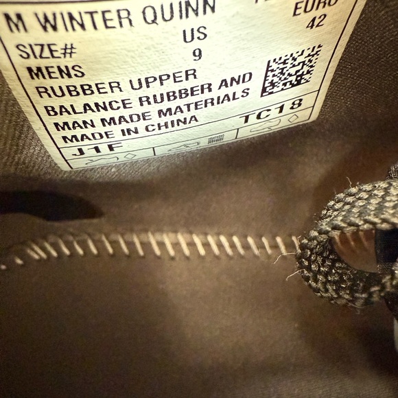 Bogs Men's Black Winter Quinn Rubber Rain Boots - - Picture 14 of 15